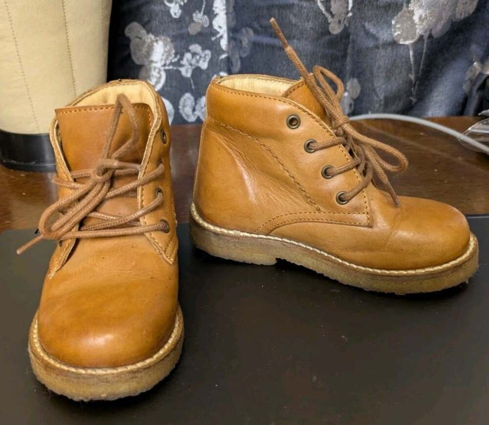 The Simple Folk The Perfect Boot Kids Size 23EU 7US Brown Leather Toddler Shoes